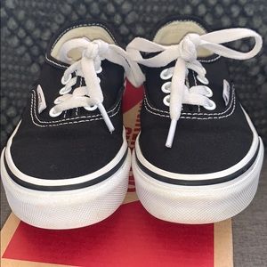 Vans Authentic Black/white, size 11.5